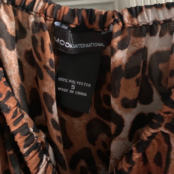 Cheetah print high low dress - Picture 3 of 4